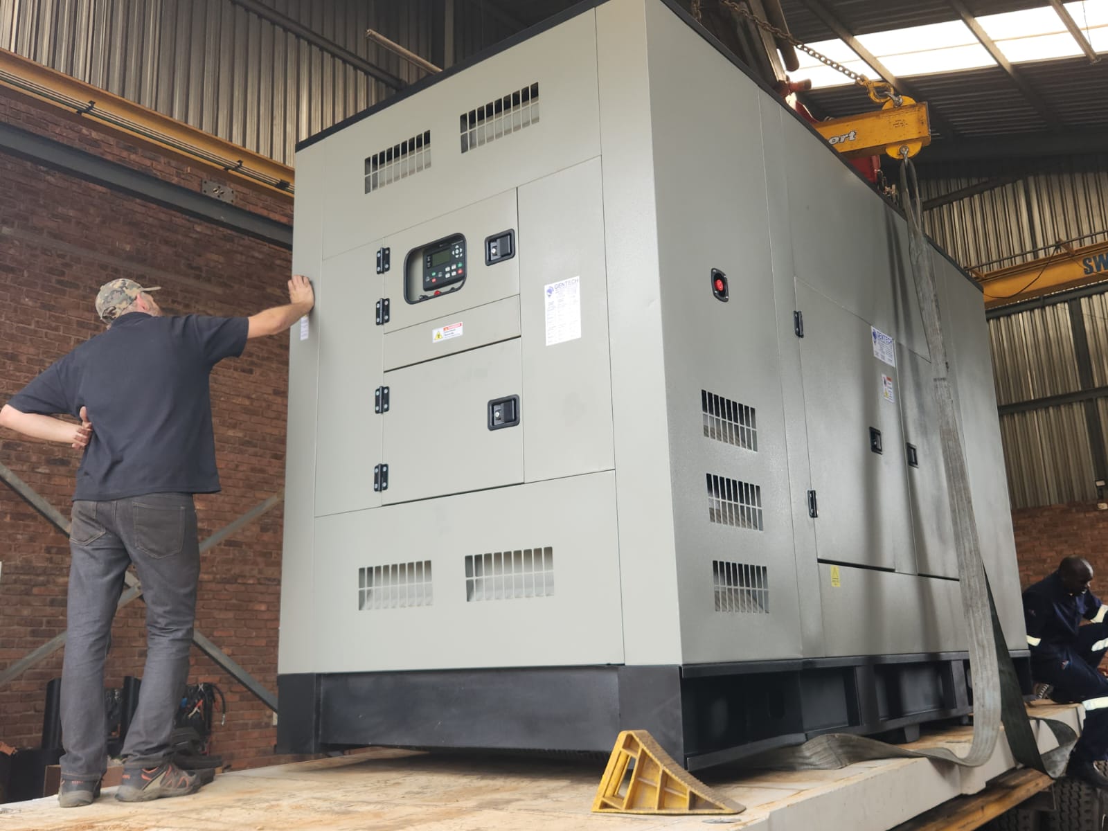 Two 650 kVA Kirloskar generators built for Averda