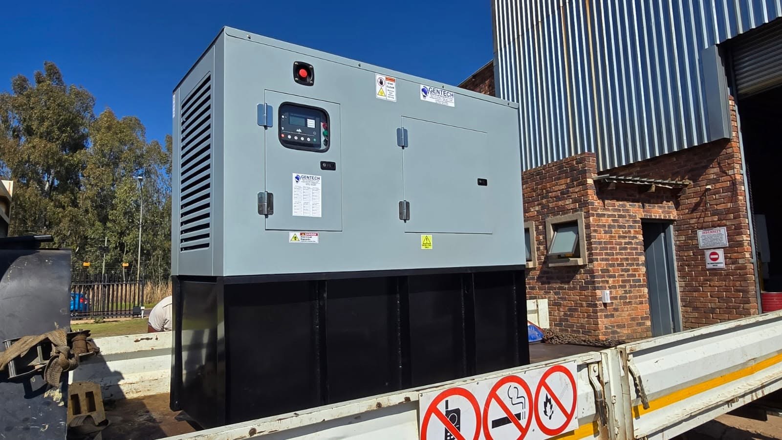 50 kVA FAW generator with 1000 litre fuel tank